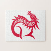 Dragon Styled Letter G, Dragon Alphabet, Monogram ジグソーパズル (横)