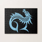 Dragon Styled Letter G, Dragon Alphabet, Monogram ジグソーパズル (横)