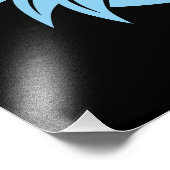 Dragon Styled Letter G, Dragon Alphabet, Monogram フォトプリント (角)