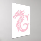 Dragon Styled Letter G, Dragon Alphabet, Monogram 箔ポスター (レイダウン)