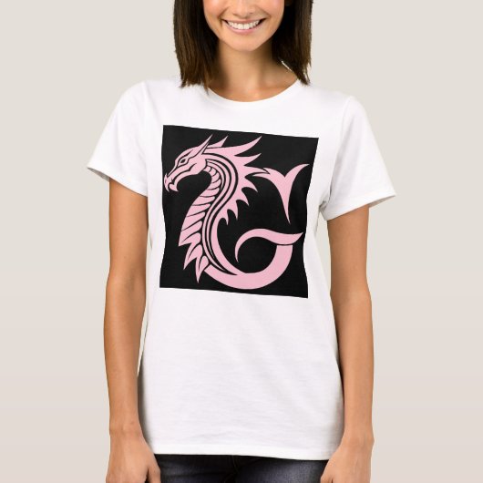 Dragon Styled Letter G, Dragon Alphabet, Monogram Tシャツ (正面)