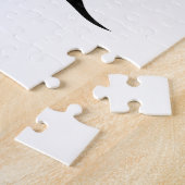 Dragon Styled Letter H, Dragon Alphabet, Monogram ジグソーパズル (側面)