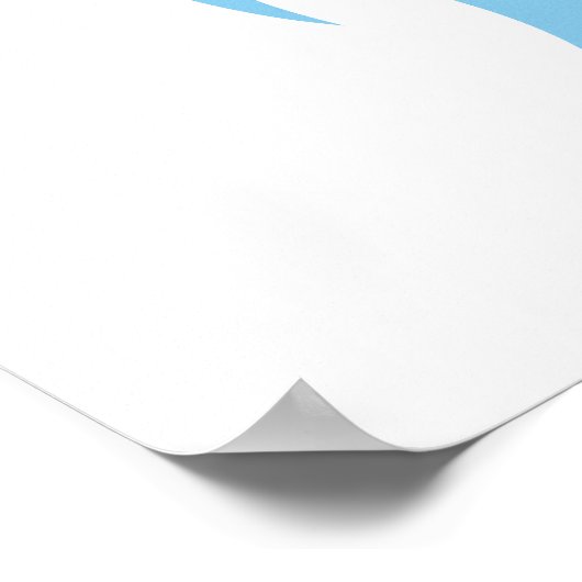 Dragon Styled Letter H, Dragon Alphabet, Monogram ポスター (角)