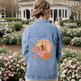 DRAGON-TALEZ CHOWアート背面 デニムジャケット