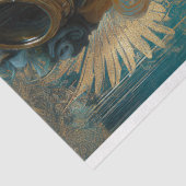 Dragon Tattoo Steampunk Girl Decoupage Paper 薄葉紙 (詳細)