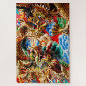 dragon temple puzzle ジグソーパズル (縦)