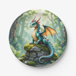 Dragon Themed Boy's Birthday Party ペーパープレート