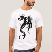 dragon_tribal_tatouage_forme_2004_oooo_y tシャツ (正面)