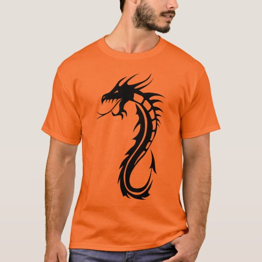 dragon tribal tatouage forme 2004_  tシャツ (正面)