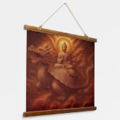 Dragon Turtle 吊り下げ型タペストリー (傾斜あり)