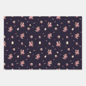 Dragon & Unicorn Wrapping Paper Set (3 Sheets) ラッピングペーパーシート (正面)