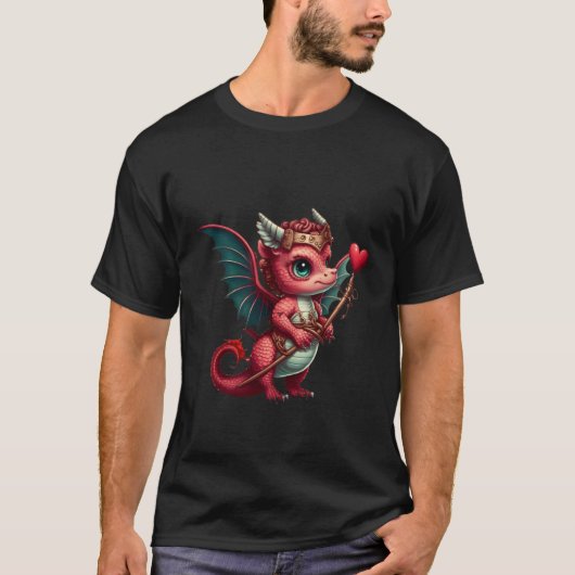 Dragon Valentine's Day Dragons Dragon Dragon 14 Tシャツ (正面)