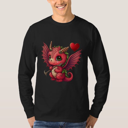 Dragon Valentine's Day Dragons  Dragon  Dragon  1 Tシャツ (正面)
