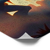 Dragon vs Pegasus - Fantasy Art ポスター (角)