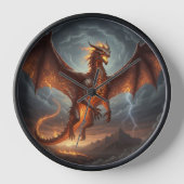 Dragon Wall Clock 壁時計 (正面)