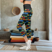  Dragon Wing Blue Flight Fantasy カプリレギンス