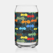  Dragon Wing Blue Flight Fantasy ガラス缶 (正面)