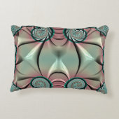 ~DRAGON WINGS Green Pink ~ Fractal Design ~ アクセントクッション (裏面)
