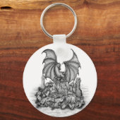 Dragon with Zombie キーホルダー (裏面)