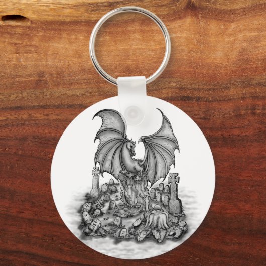 Dragon with Zombie キーホルダー (正面)
