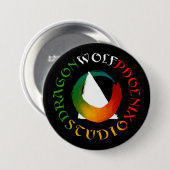 Dragon Wolf Phoenix Studio Button 缶バッジ (正面&裏面)