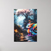 Dragon World  キャンバスプリント (正面)