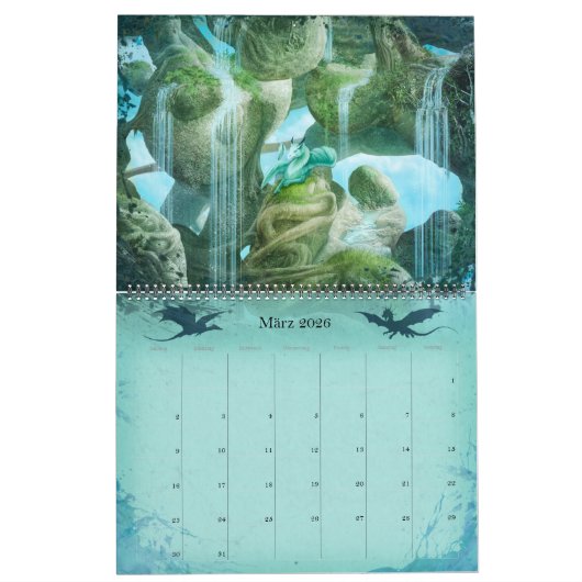 Dragon Worlds Calendar 2020 カレンダー (3月 2026)