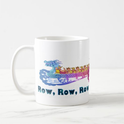 dragonboatのフェスティバルのマグ コーヒーマグカップ (左)