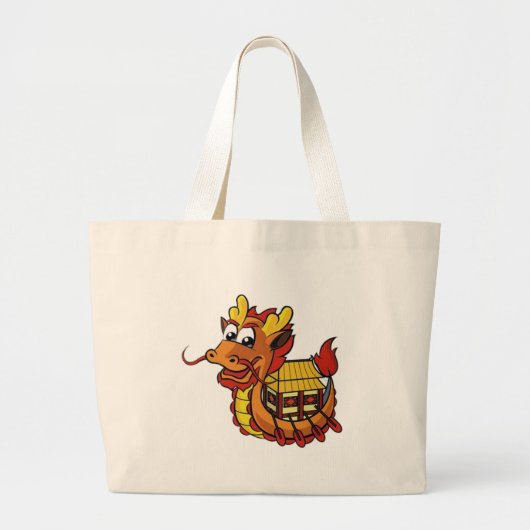 Dragonboat ラージトートバッグ (正面)