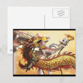 Dragonbrosの旧正月の郵便はがき シーズンポストカード (正面/裏面)