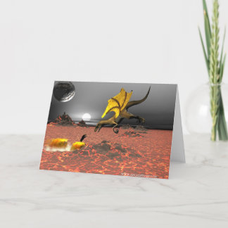 DragonFireの挨拶状 カード