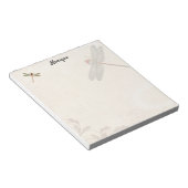 Dragonfliesメモ帳 ノートパッド (アングル)