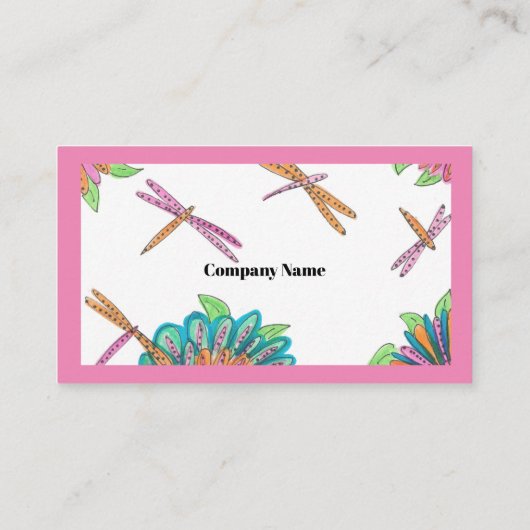 Dragonflies名刺 名刺 (裏面)