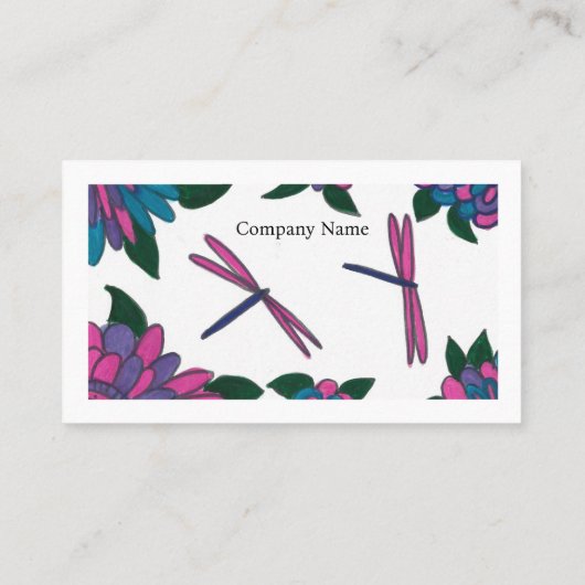 Dragonflies名刺 名刺 (裏面)