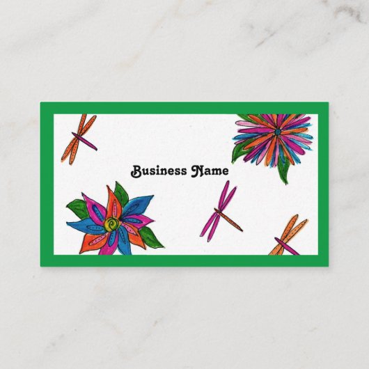 Dragonflies名刺 名刺 (裏面)