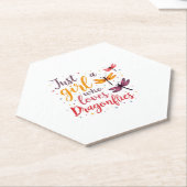 Dragonflies Animals Women Gift Idea Dragonfly (4) ペーパーコースター (アングル)