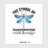 Dragonflies Transformation Beauty Nature Insect Dr シール (シート)