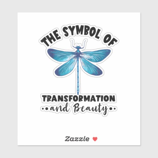 Dragonflies Transformation Beauty Nature Insect Dr シール (シート)