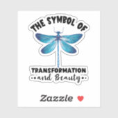 Dragonflies Transformation Beauty Nature Insect Dr シール (シート)