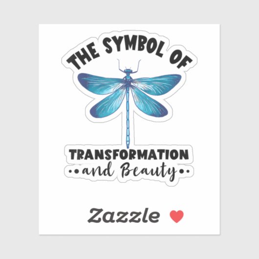 Dragonflies Transformation Beauty Nature Insect Dr シール (シート)