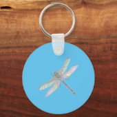 DRAGONFLYキーチェーン(青) キーホルダー (正面)