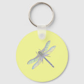 DRAGONFLYキーチェーン（黄色） キーホルダー (裏面)