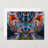 DragonFlyサイケデリックはがき ポストカード (正面/裏面)
