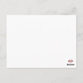 DragonFlyサイケデリックはがき ポストカード (裏面)