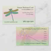 Dragonfly名刺 – インタラクティブテンプレート 名刺 (正面/裏面)
