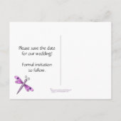 Dragonfly日付の保存 案内ポストカード (裏面)