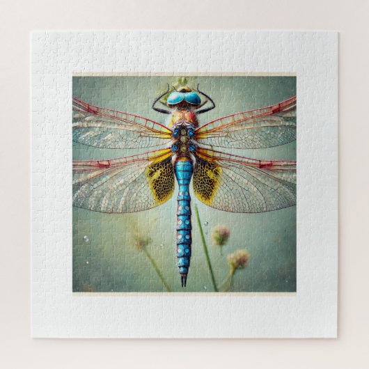 Dragonfly 260924IREF213 - Watercolor ジグソーパズル (縦)