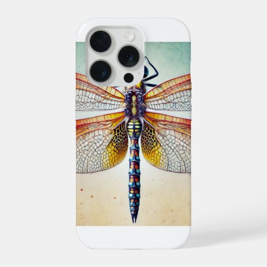 Dragonfly 300924IREF214 - Watercolor iPhoneケース (裏面)