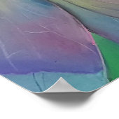 Dragonfly Abstract Wall Art | Colorful Nature Post ポスター (角)