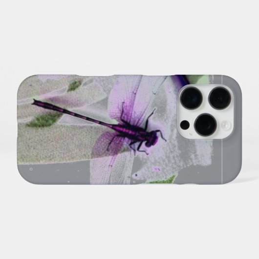 Dragonfly Art iPhoneケース (裏面横)